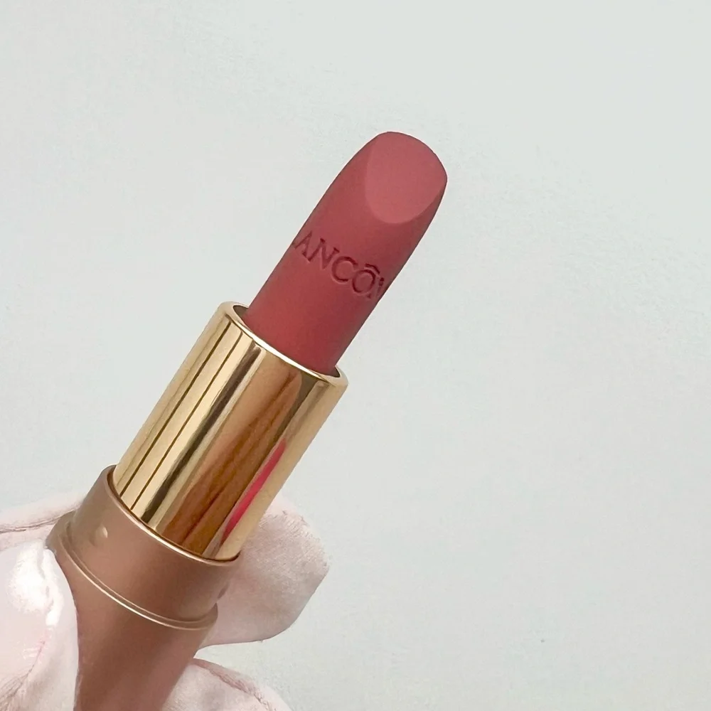 🆕 No Tag Lancôme Mini L'ABSOLU Rouge Cream Lipstick in color 274 French Tea.